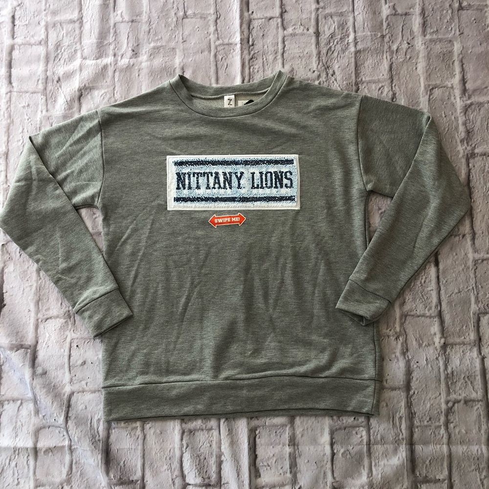 NWT Penn State Sequin Sweatshirt